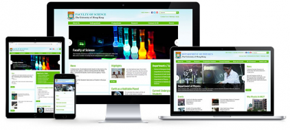 HKU Responsive Website Templates for Faculties & Departments